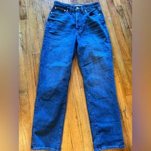 Madewell curvy perfect vintage straight jeans - size 27 tags on